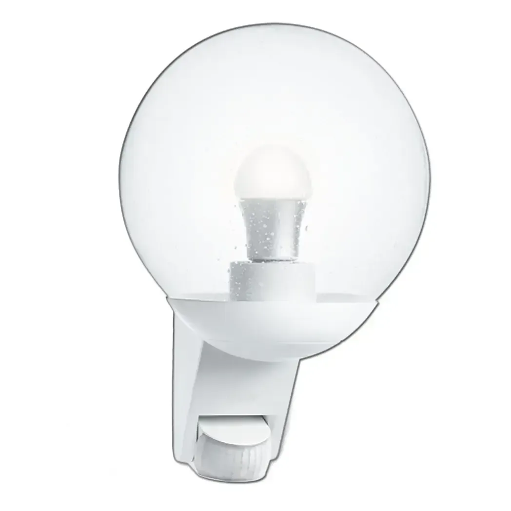 005917 - Steinel Globe Sensor Outdoor Light White L585W 60W E27