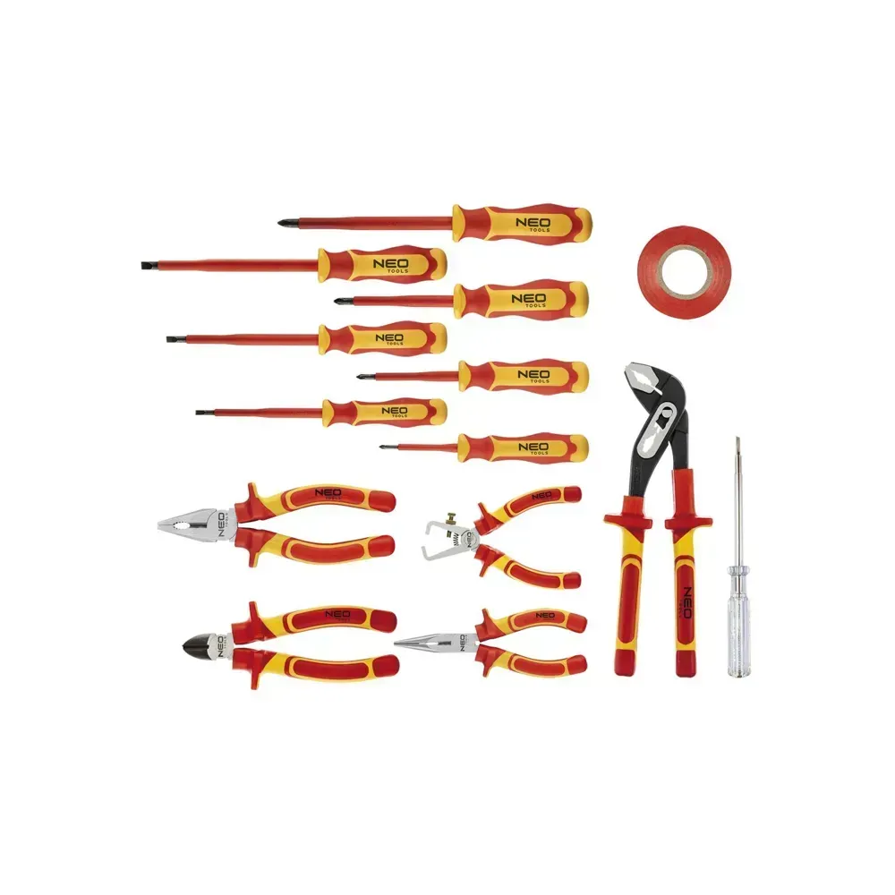 13-piece NEO TOOLS VDE set for safe electrical work up to 1000V