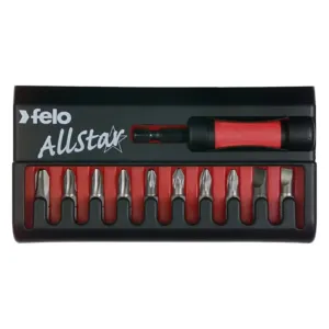 02090116 - Felo Allstar Universal 10 Bit Box Set with Felo Star Holder 02090116