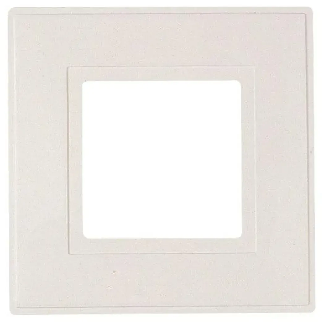 024636 - Finger Plate 1 Gang White Pack of 2
