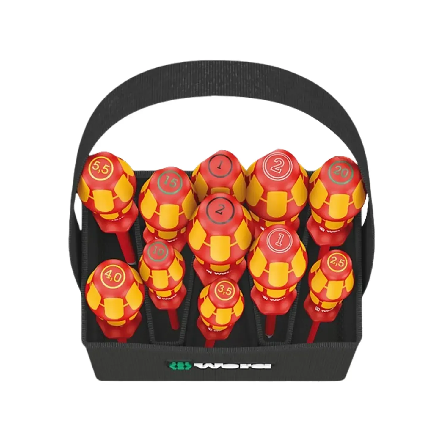 Wera Kraftform 2go 100, 11 Screwdrivers Set -1