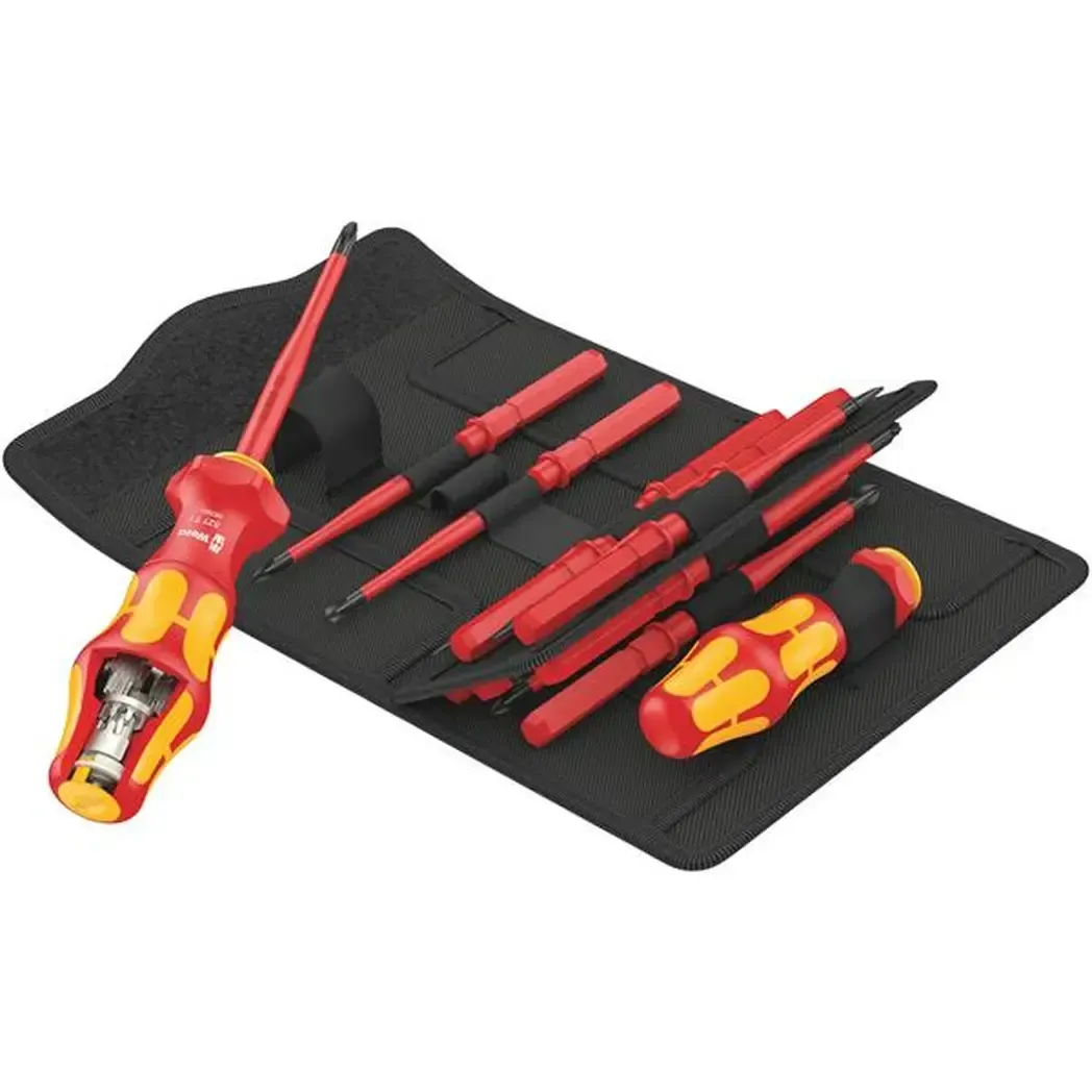 05057484001 - Wera 16-Piece Set of Kraftform Kompakt Turbo Insulated Screwdrivers