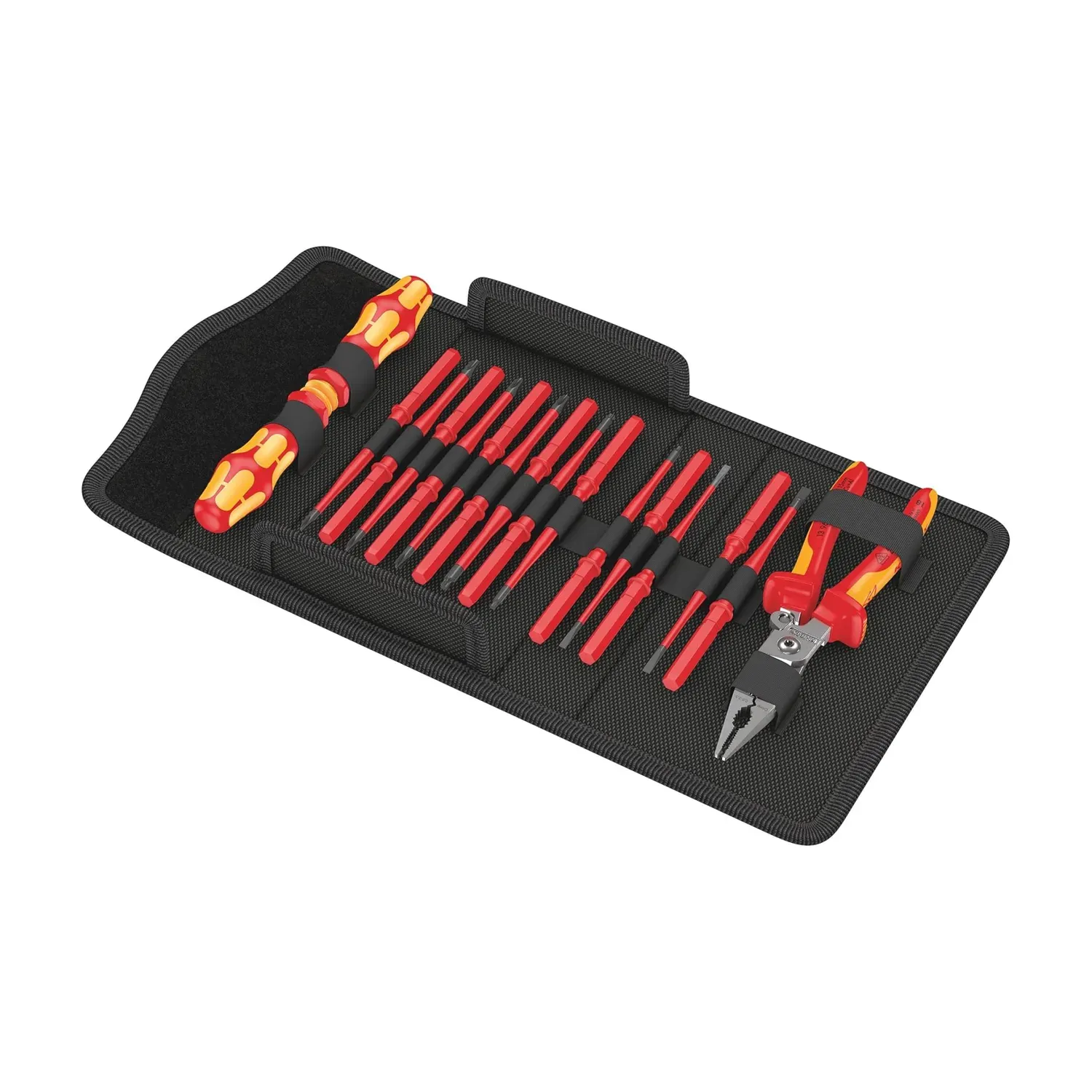 Wera Kraftform Kompakt VDE 17 Extra Slim 1000V 17 Piece Tool Kit