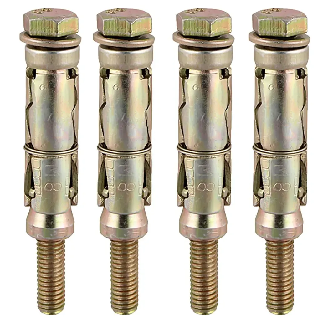 0610LSHP - Timco Rawl Bolt/Shield Anchor Timpak 4 Pack M6 x 10mm x 50mm 0610LSHP