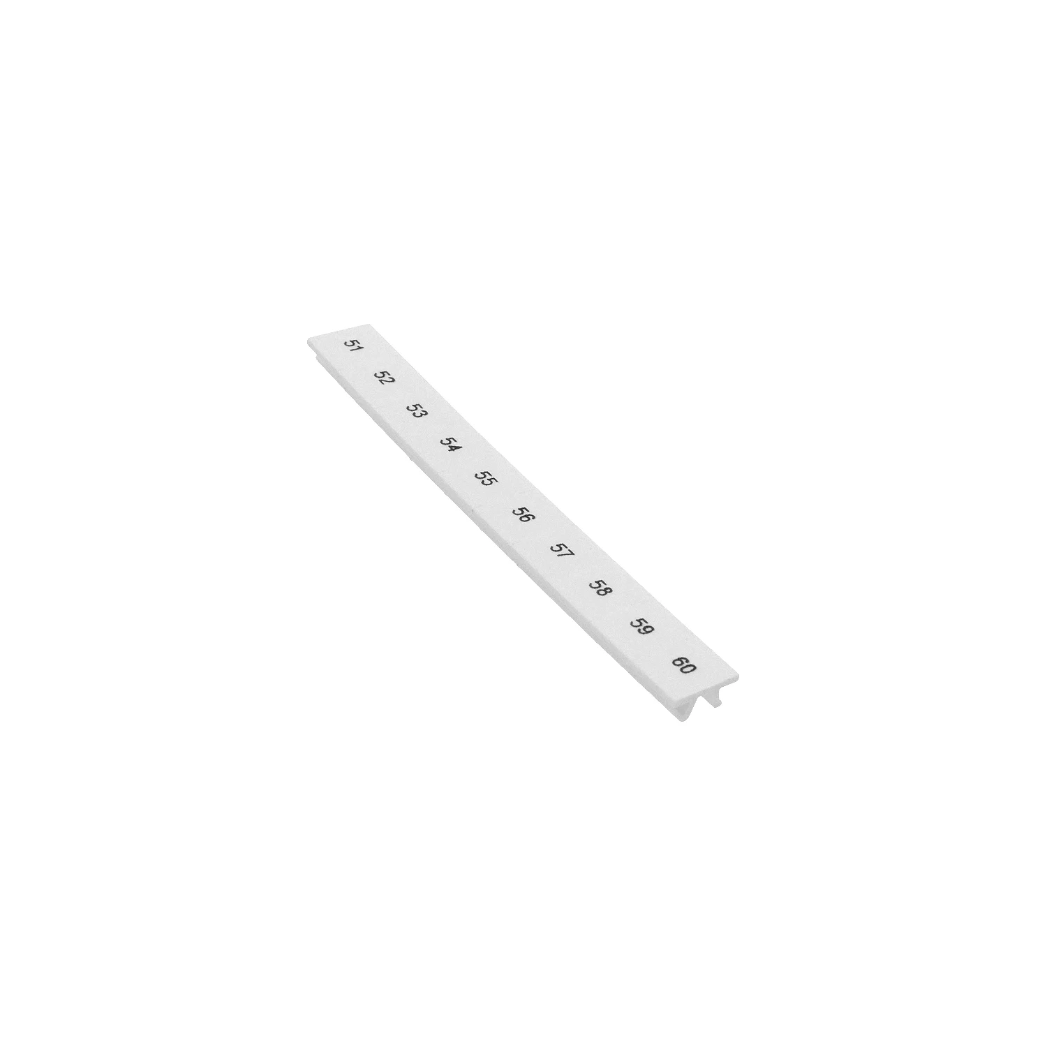 Phoenix Contact ZB 5 Terminal Marker Strip 51-60 White 5.2mm Pitch