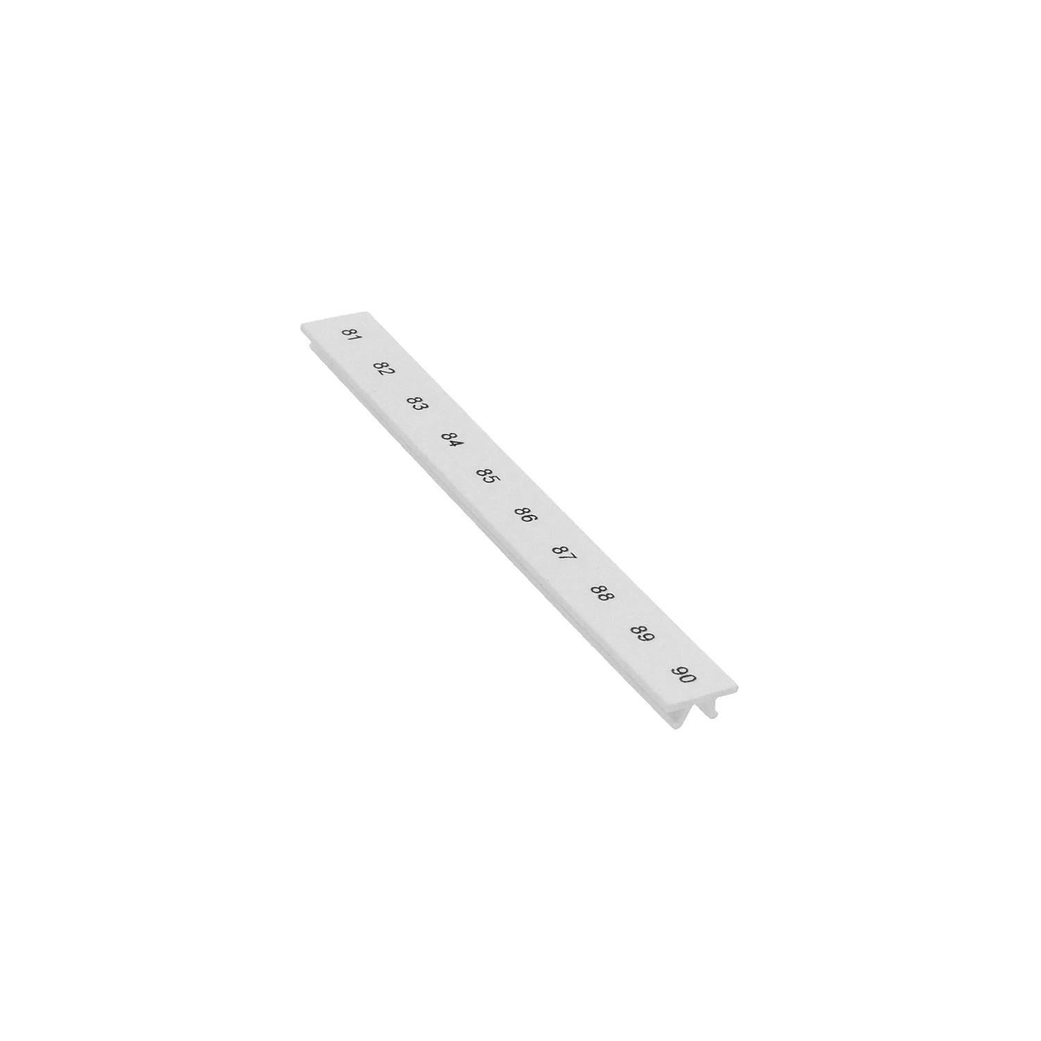 Phoenix Contact Zack Marker Strip ZB5 81-90 5.2mm Pitch White Latching
