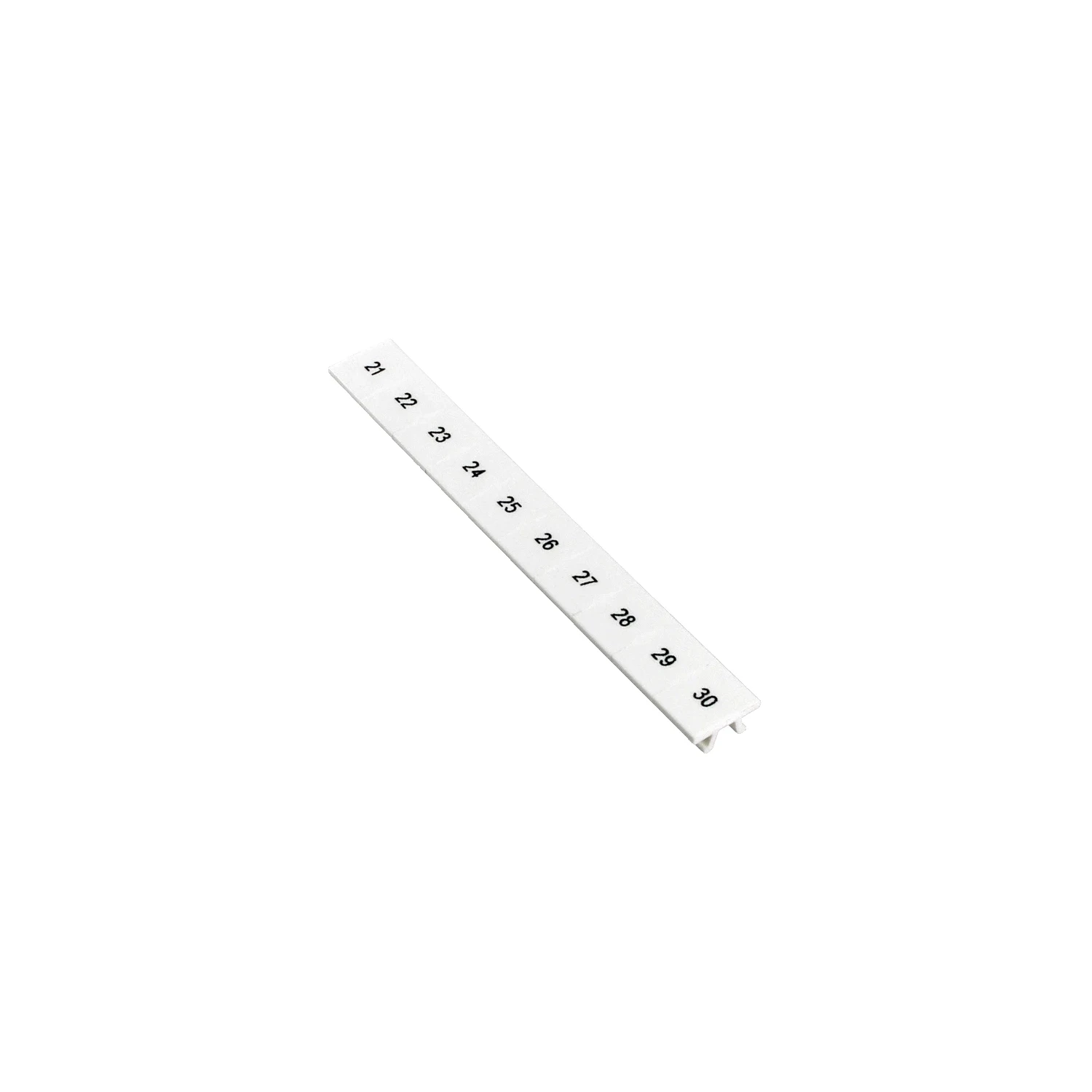 Phoenix Contact ZB 6 Terminal Marker Strip Numbers 21-30 White 6.2mm Pitch