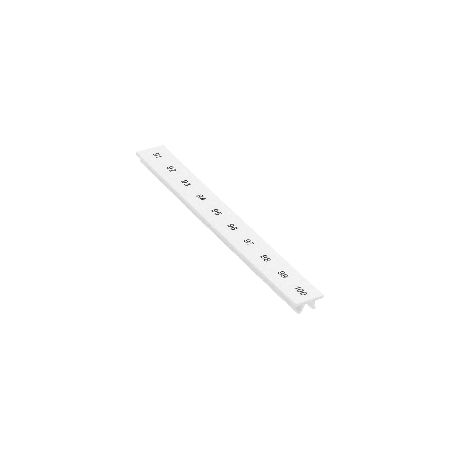Phoenix Contact ZB 6 Zack Marker Strip 91-100 White 6.2mm Pitch for 4mm Terminals