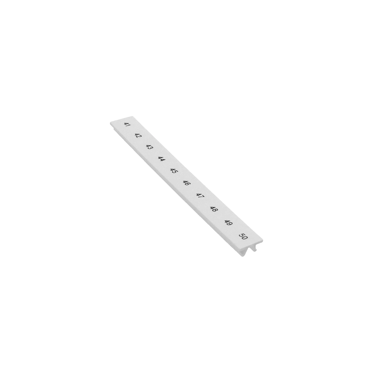 Phoenix Contact ZB 8 Terminal Marker Strip 41-50 White 8.2mm Pitch