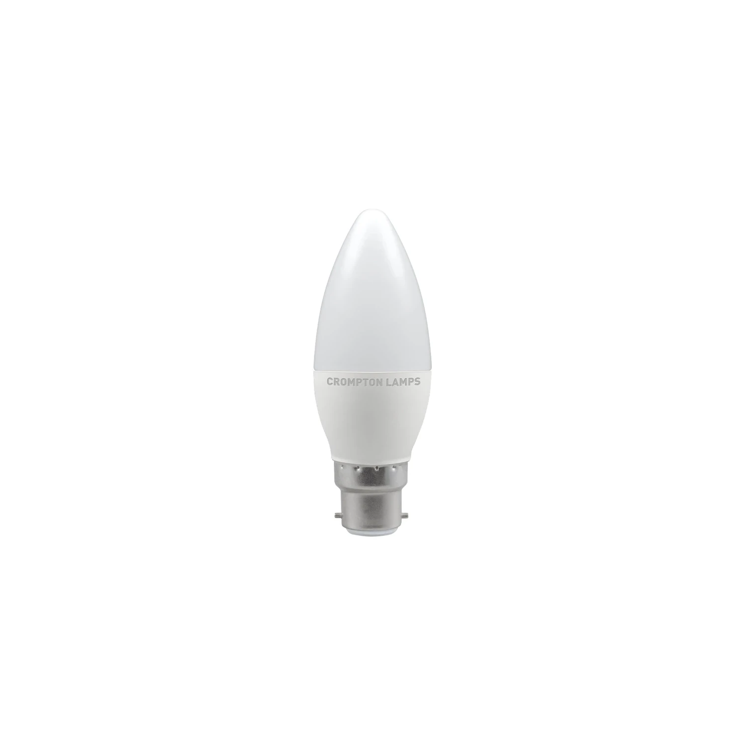 LED 4.2W Candle B22 4000K Cool White Frosted Non-Dimmable