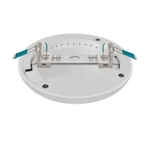 Crompton Atlanta Downlight features a 6.5W LED with 3000K warm white color temperature, delivering 440 lumens of brightness, 120x15mm cutout