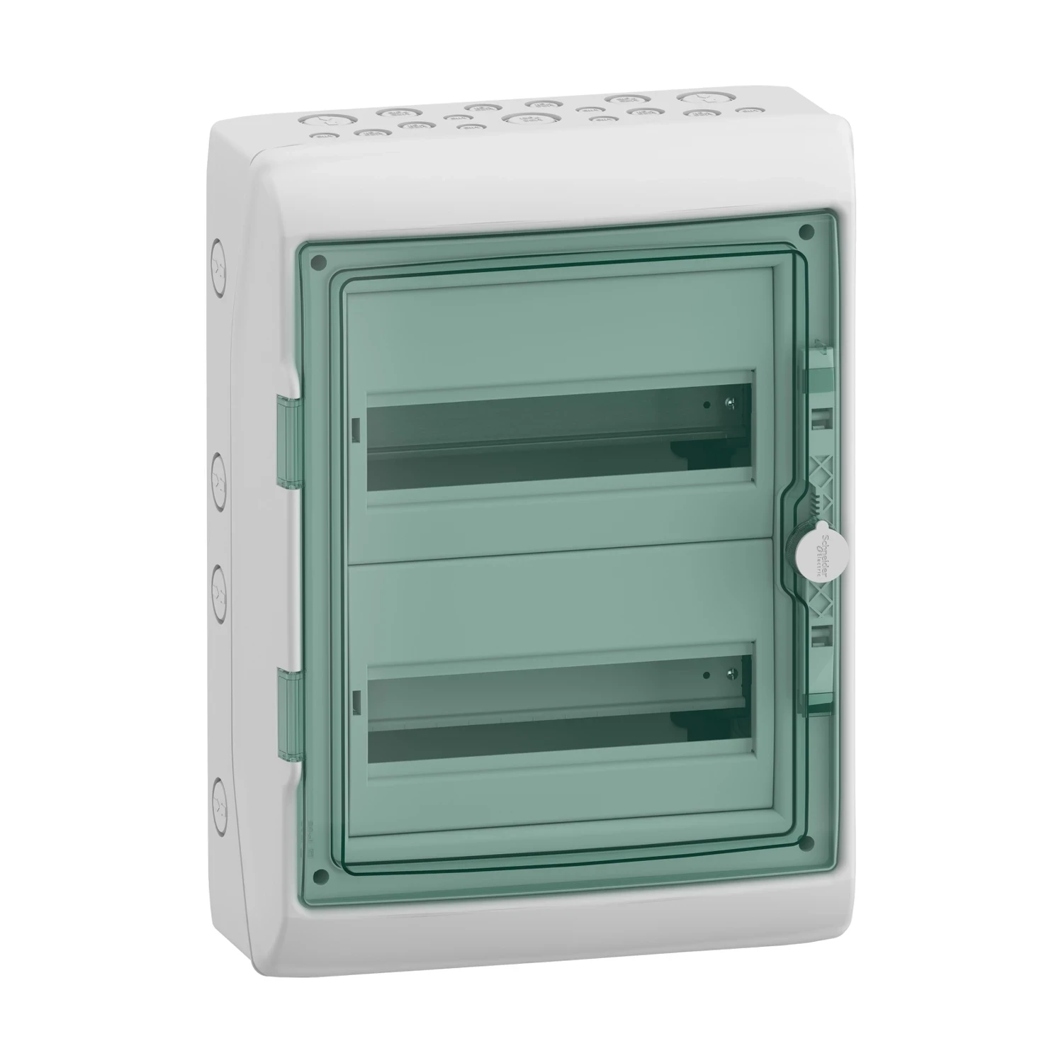 Schneider Kaedra Surface Enclosure 24 Module 2 Row IP65 Transparent Door