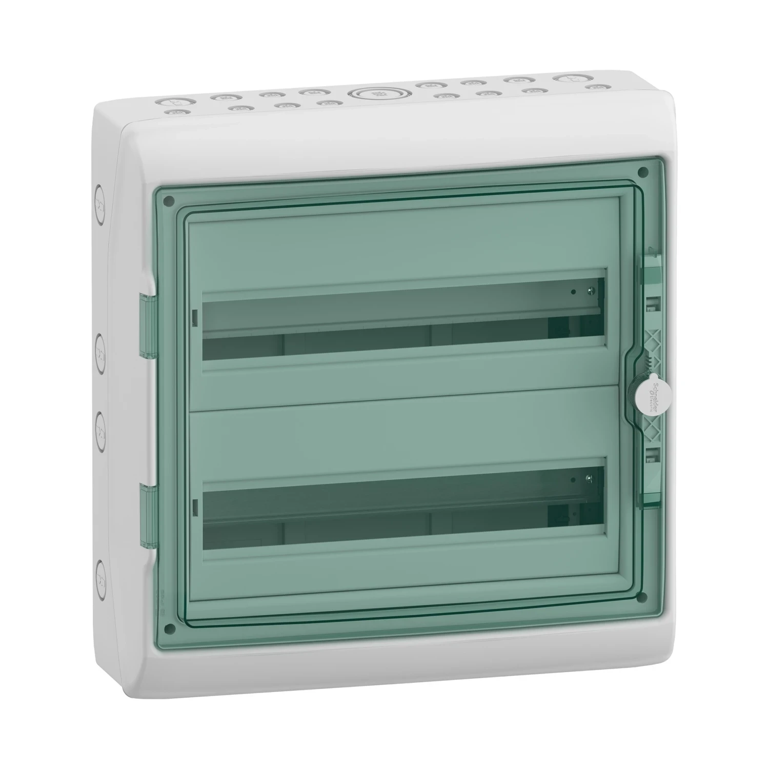 Schneider Kaedra Surface Enclosure 2 Row 36 Module IP65 Transparent Door