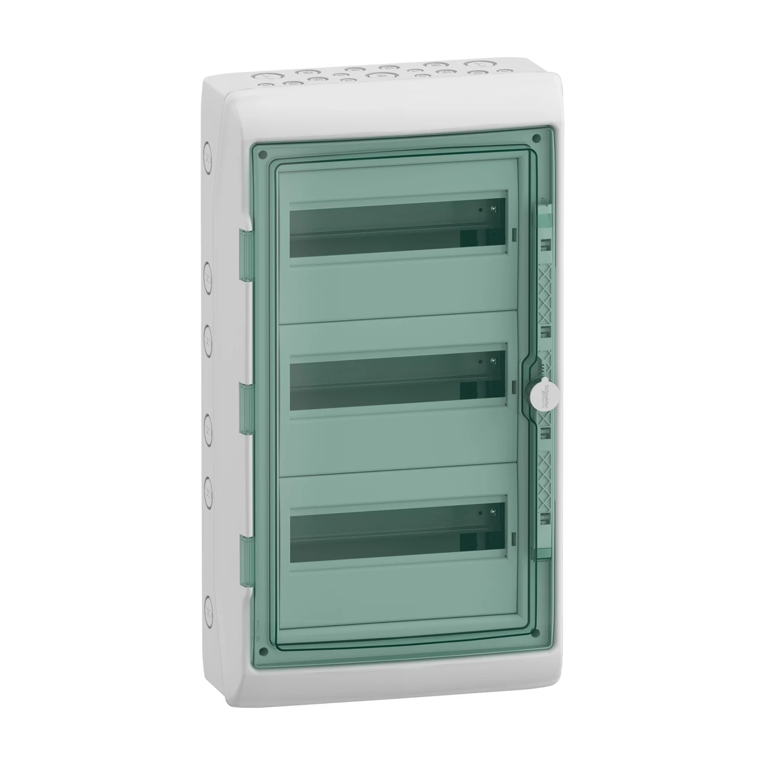 Schneider Kaedra Surface Enclosure 3 Row 36 Module IP65 Transparent Door