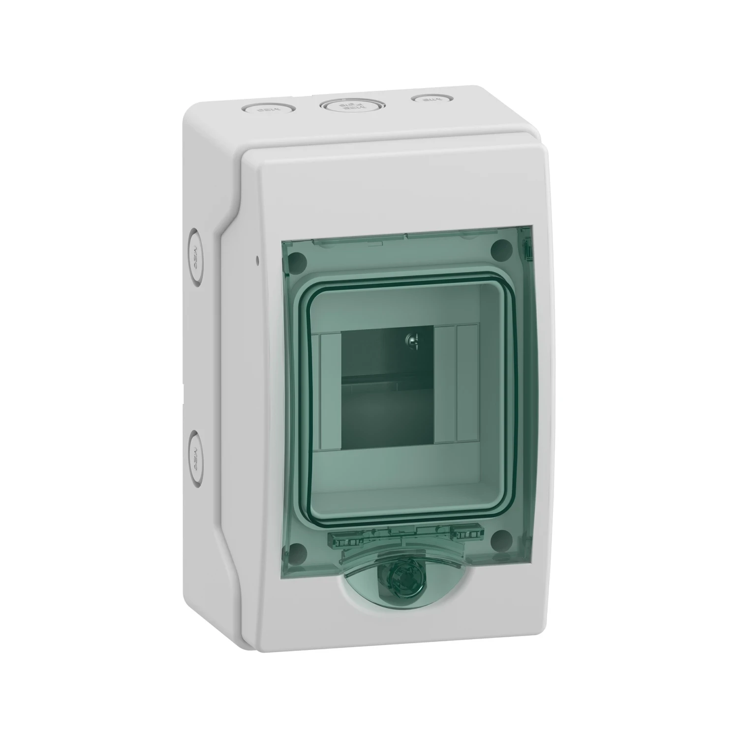 Schneider Electric Weatherproof Enclosure 4 Module 1 Row Surface Mount IP65