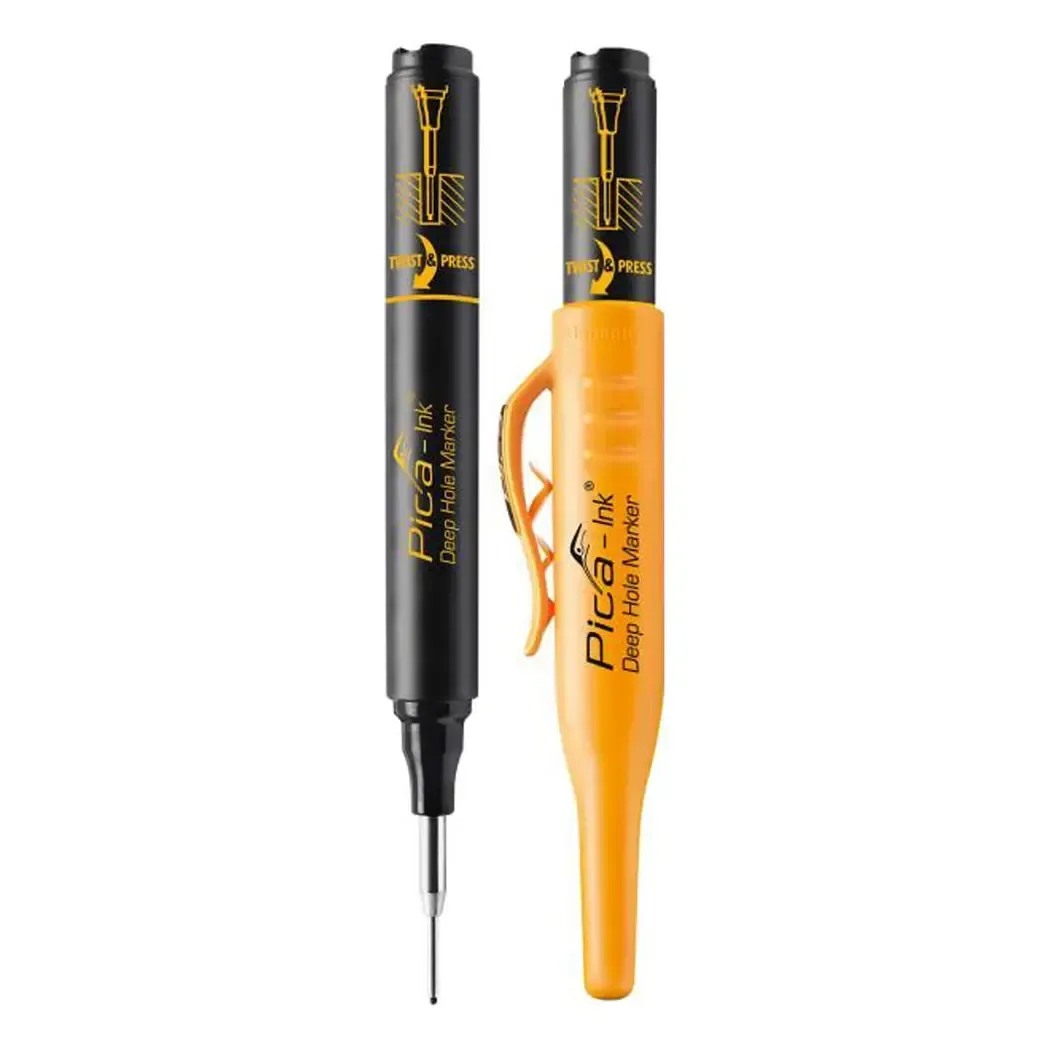 15046 - Pica Permanent Ink Marker Black 15046 - Marker for Deep Holes