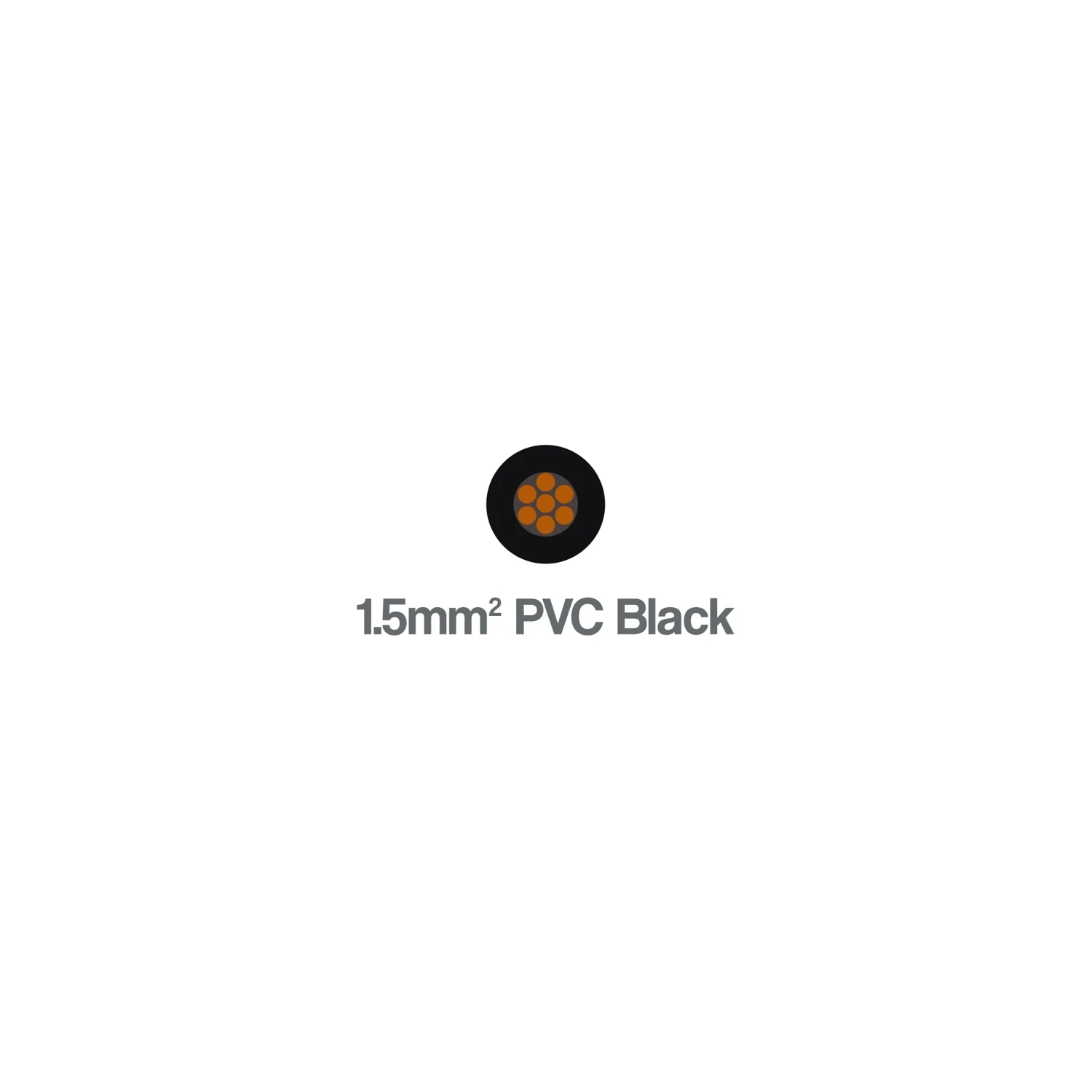 6491B Single Core LSZH 1.5mm² Black 450 750V H07Z-R 500m