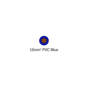 6491B H07Z-R 1.5mm Single Core Blue LSZH Cable 450 750V