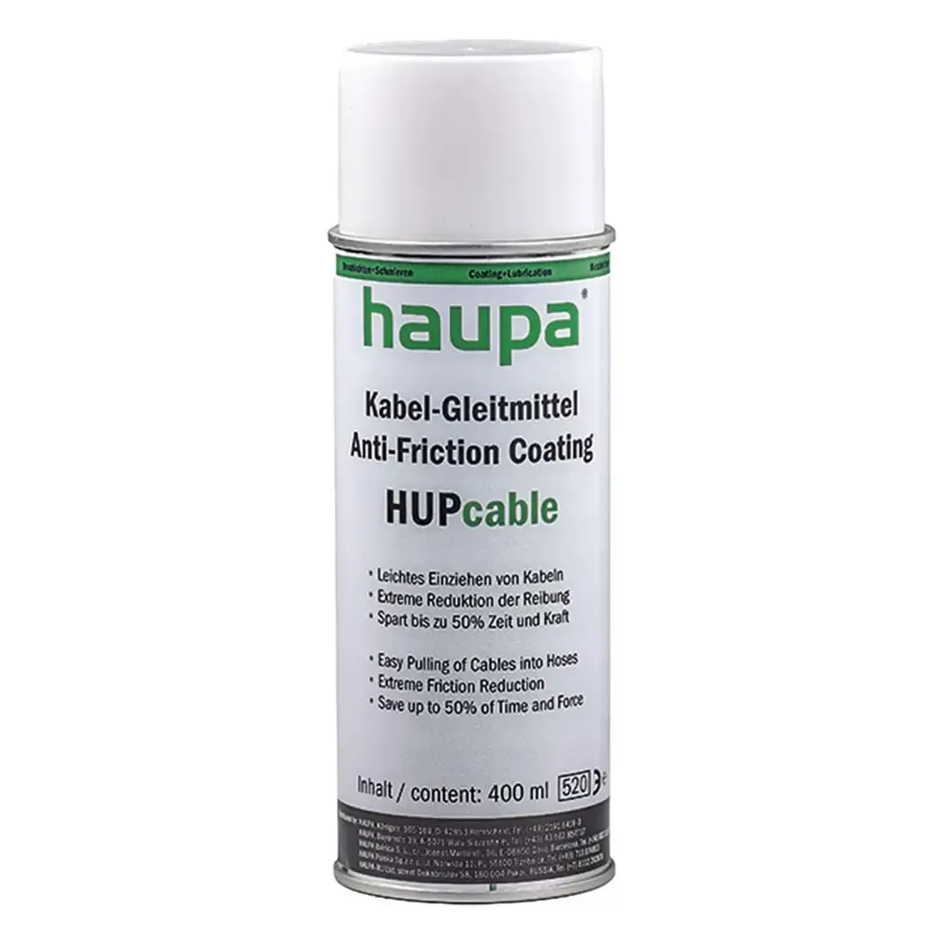 170174 - Haupa 170174 HUPcable Anti Friction Coating / Cable Spray 400ml