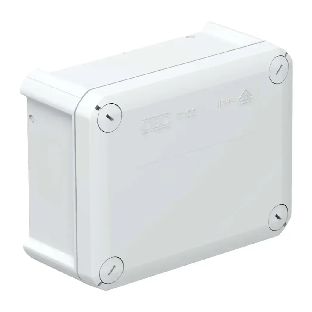 2007255 - OBO Bettermann Junction Box 150x116x67mm Light Grey IP66 2007255