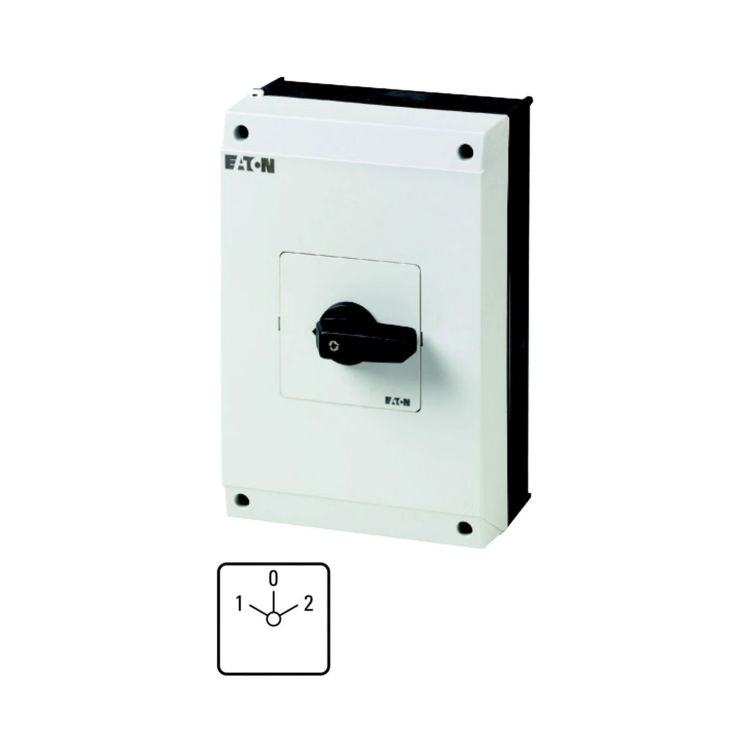Eaton Moeller Enclosed Changeover Switch 63A 2P I-0-II IP65 Surface Mount