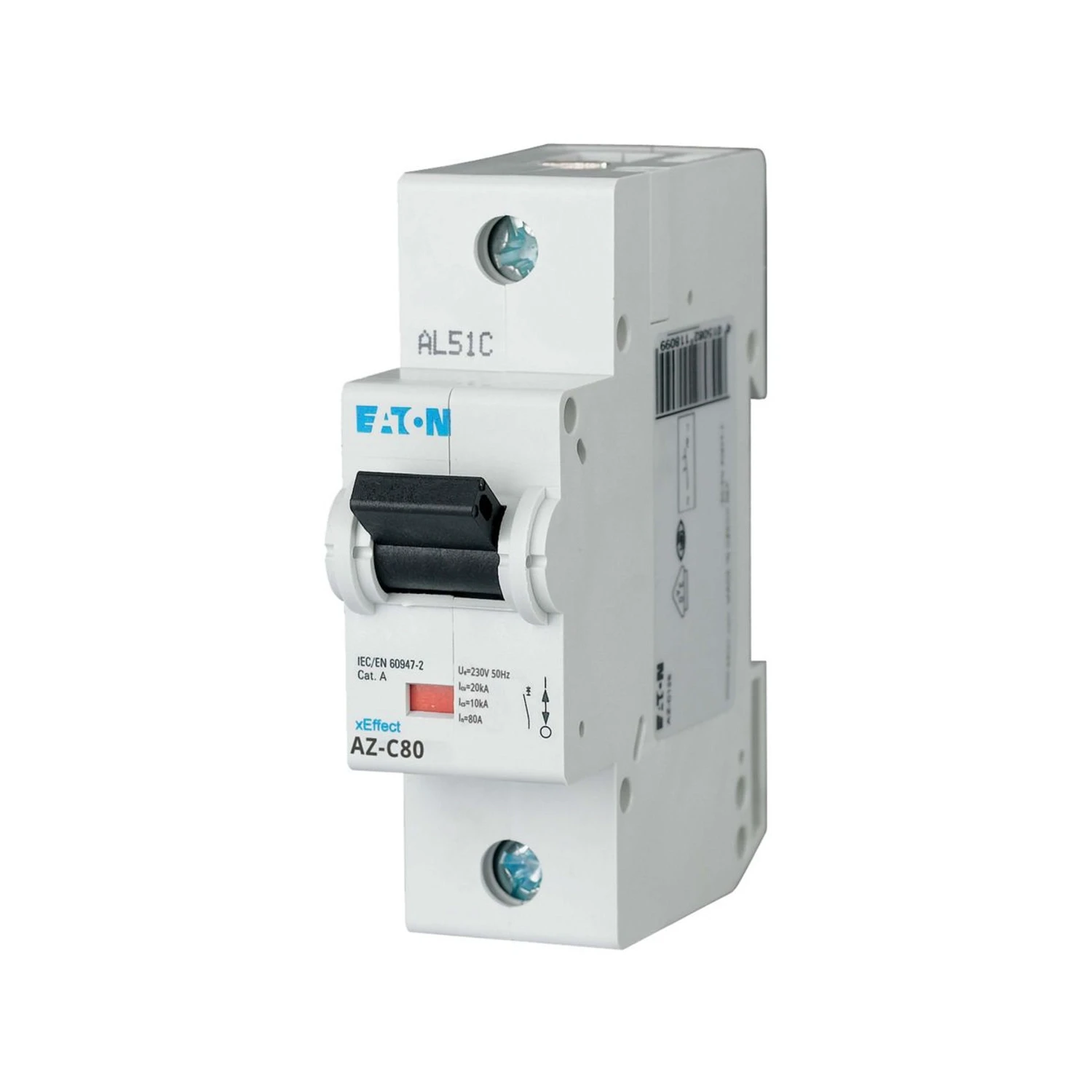 Eaton MCB 80A Type C 20kA 1P AZ xEffect