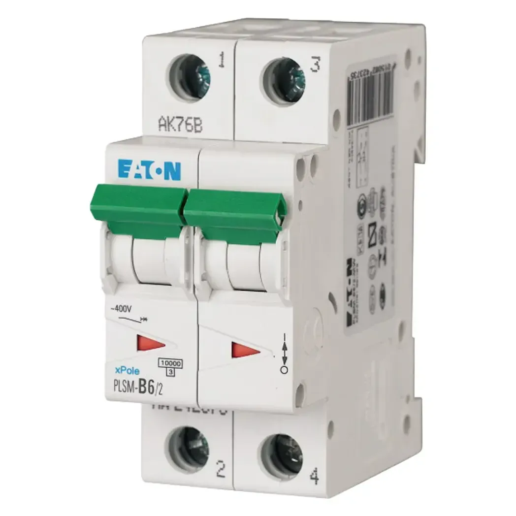 242399 - Eaton MCB 2P 6A C 10kA