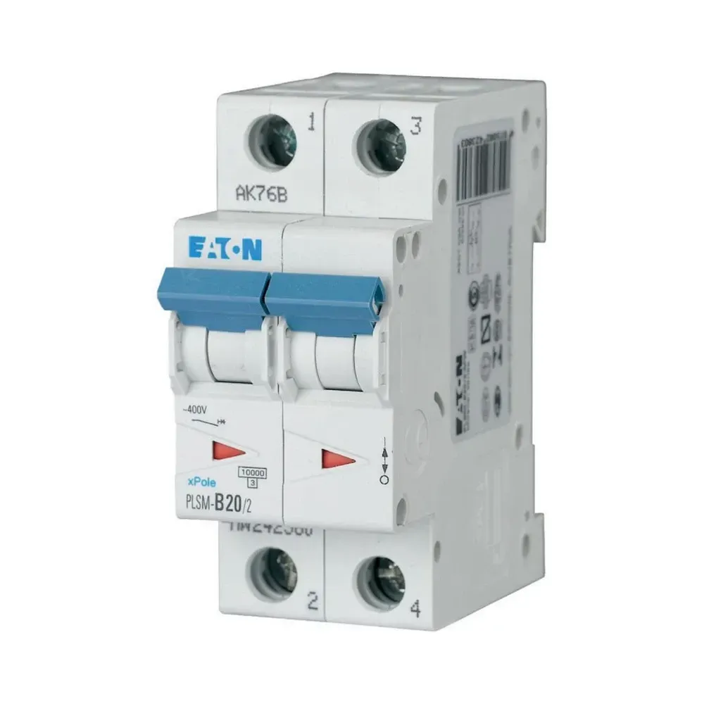 Eaton MCB 2P 20A C 10kA