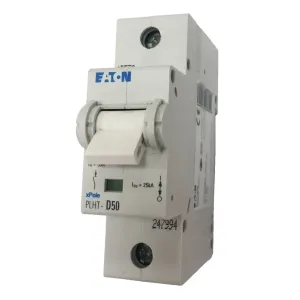 247994 - Eaton MCB 1P 50A D 25kA