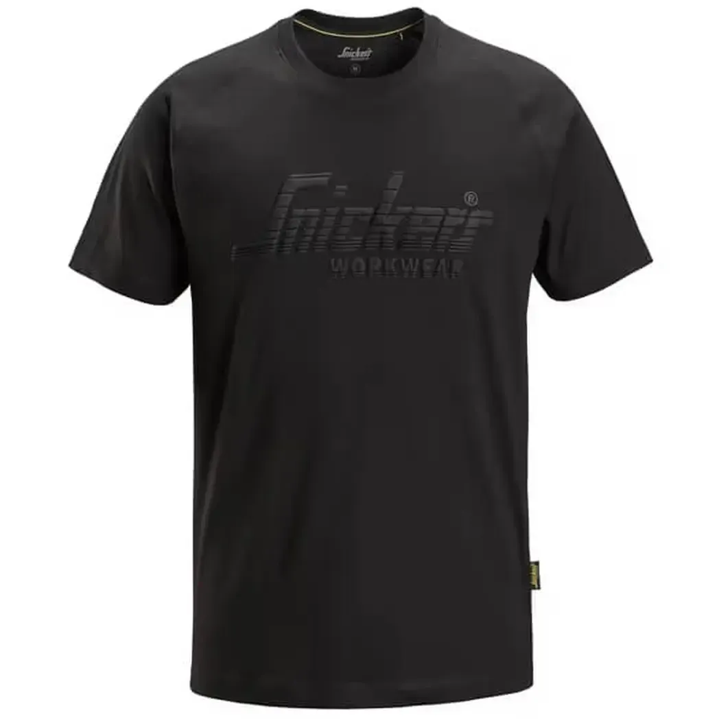 25900400M - Snickers Logo T-Shirt Black Medium