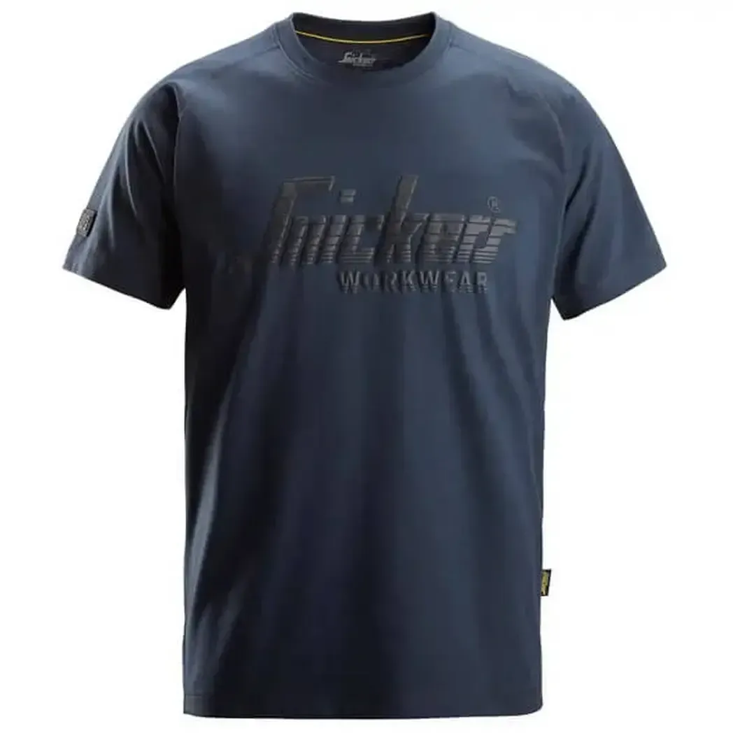 25904500M - Snickers Logo T-Shirt Medium Dark Navy Melange