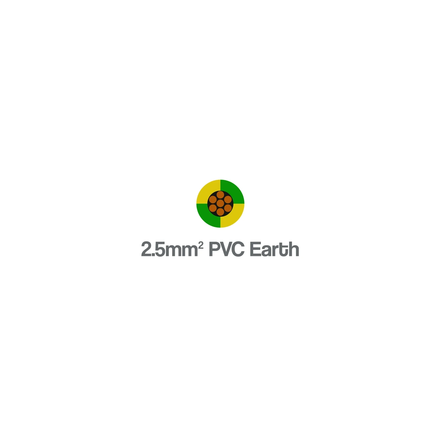 6491B H07Z-R 2.5mm Single Core Earth LSZH Cable Yellow Green 450 750V