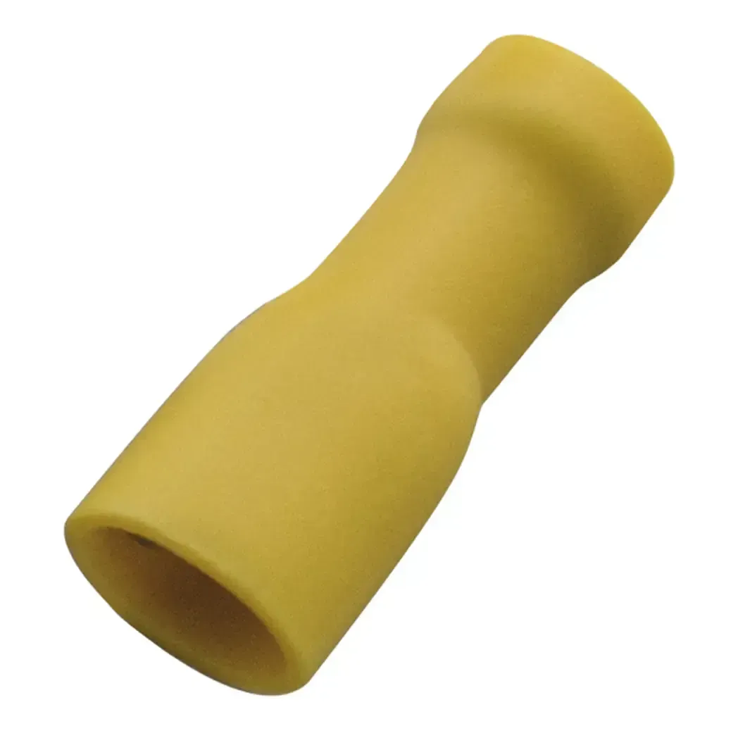 260418 - Haupa Crimp Lug Female 4-6mm Yellow Insulated Per 100 260418