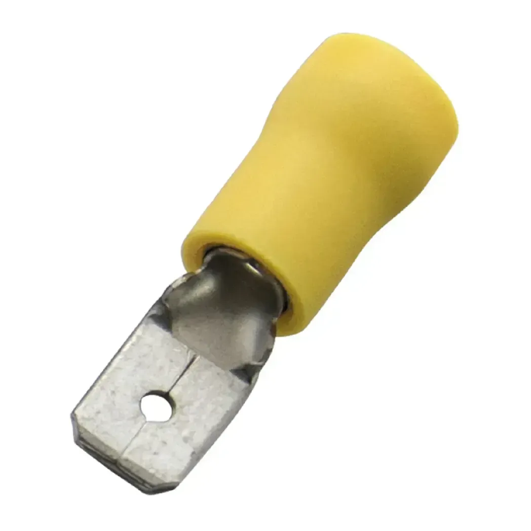 260426 - Haupa Crimp Lug Female 4-6mm Yellow Insulated Per 100 260426