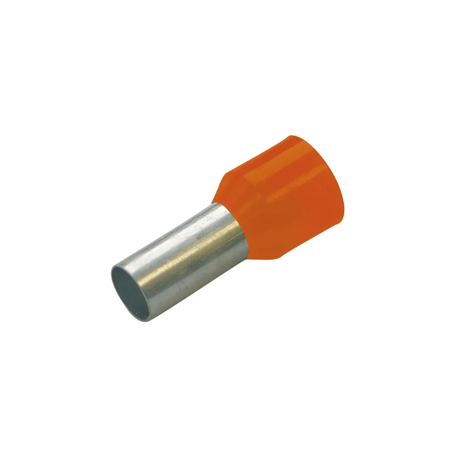 Haupa Bootlace Ferrule 0.5mm2 8mm Orange Insulated Crimp Ferrule