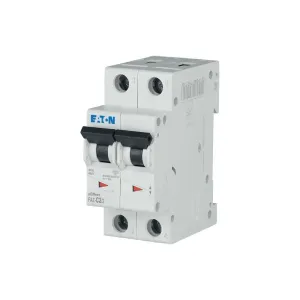 278748 2A C curve miniature circuit breaker, 2 pole.