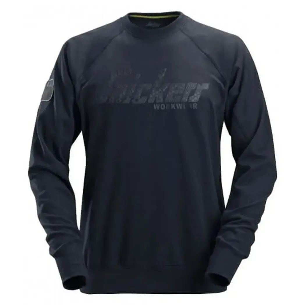 28829500L - Snickers Logo Sweatshirt Navy Large