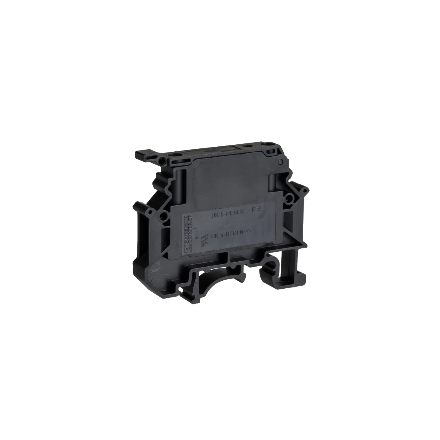 Phoenix Contact UK 5-HESI N Fuse Terminal Block 6.3A 500V Black