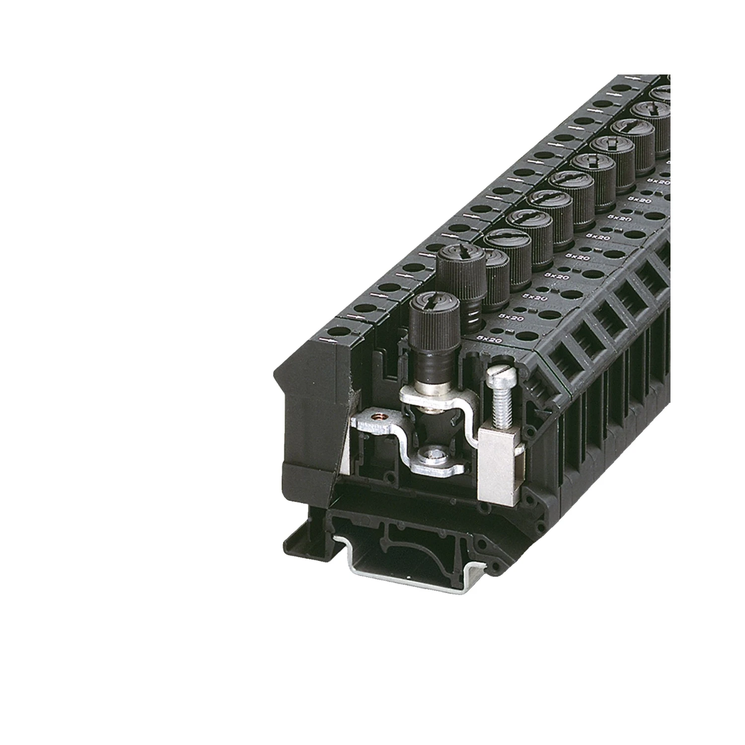 Phoenix Contact UK 10-DREHSI 5x20 Fuse Modular Terminal Block 500V Black
