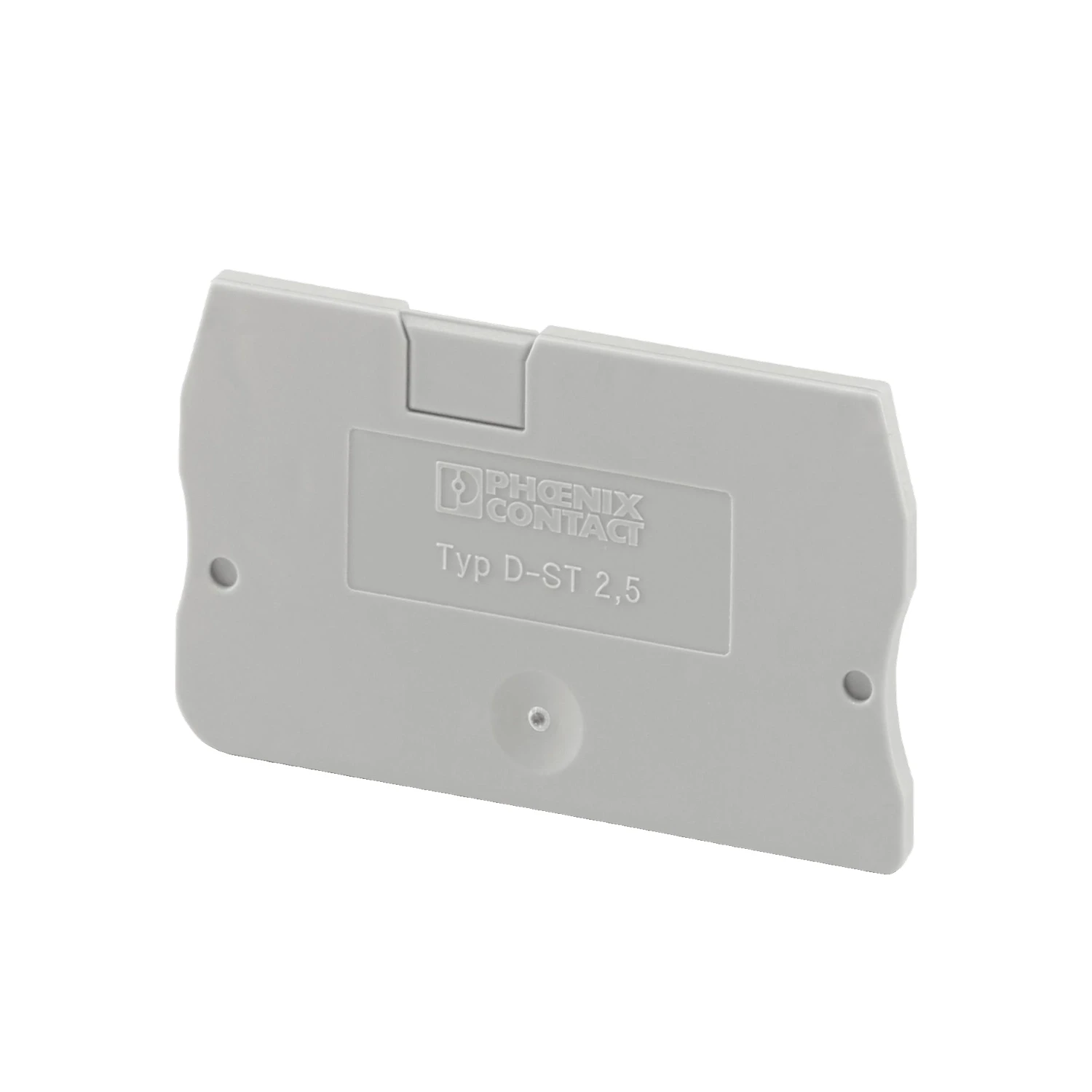 Phoenix Contact D-ST 2.5 End Cover Gray 3030417 for PT 2.5mm Terminal Blocks