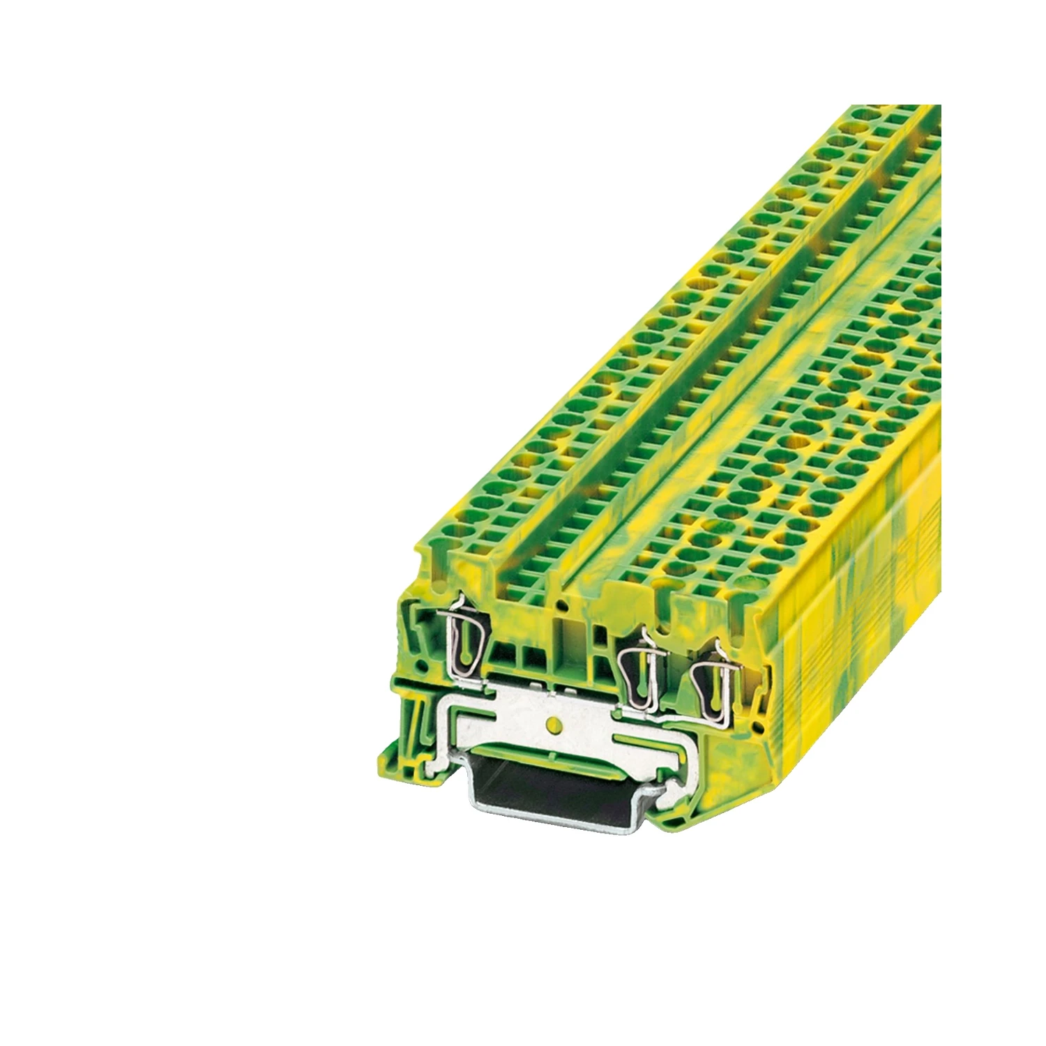 Phoenix Contact ST 2.5-TWIN-PE Spring-Cage Protective Conductor Terminal Block Green-Yellow