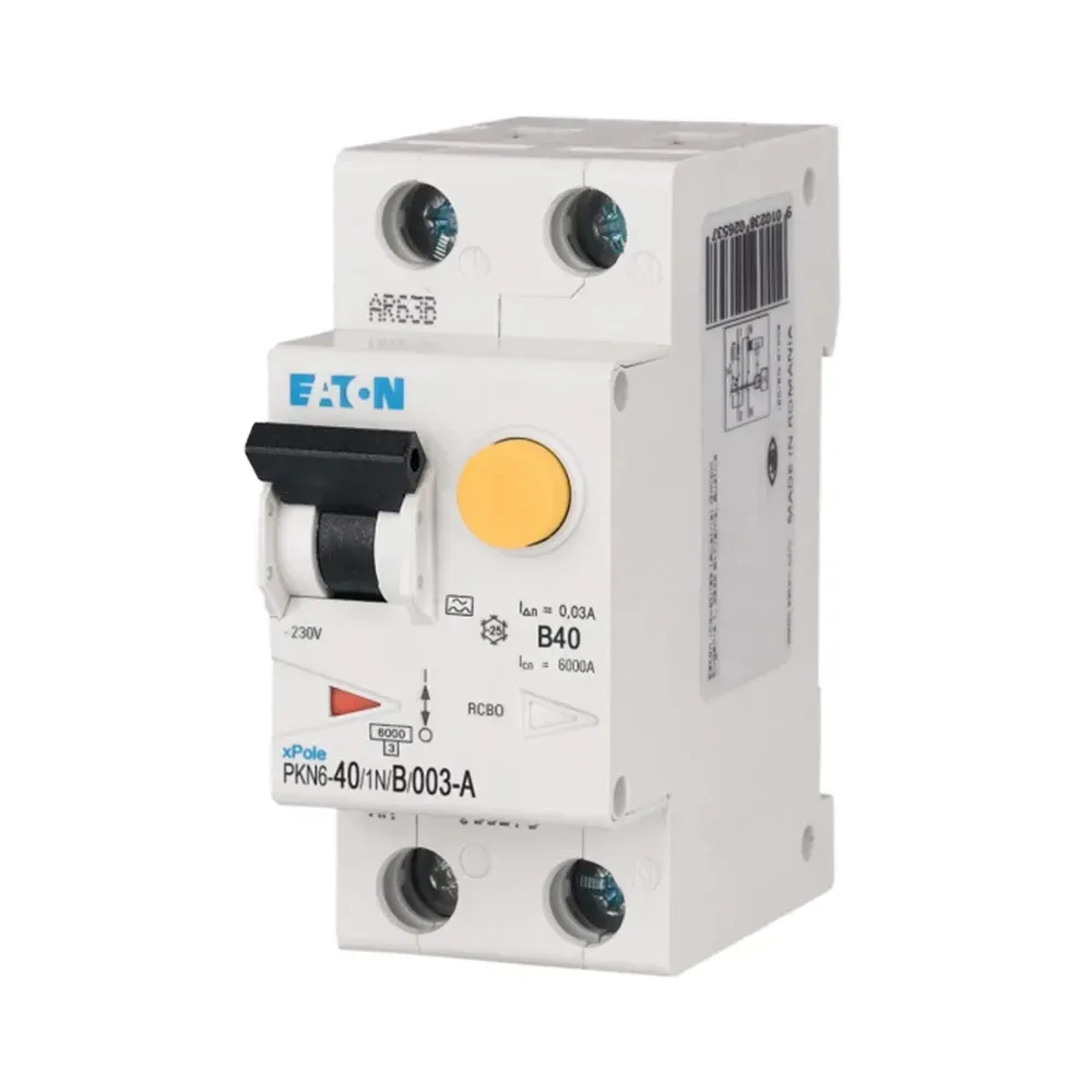 Rcbo 1p+n 40a 6ka 30ma B Curve Type Xpolehome Eaton