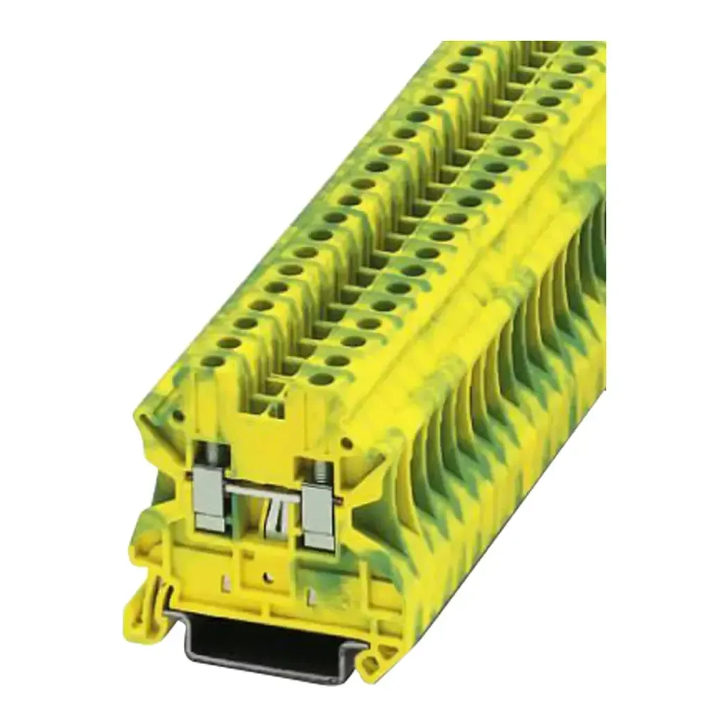 3044128 - Phoenix Ground Modular Terminal Block UT 4-PE 3044128