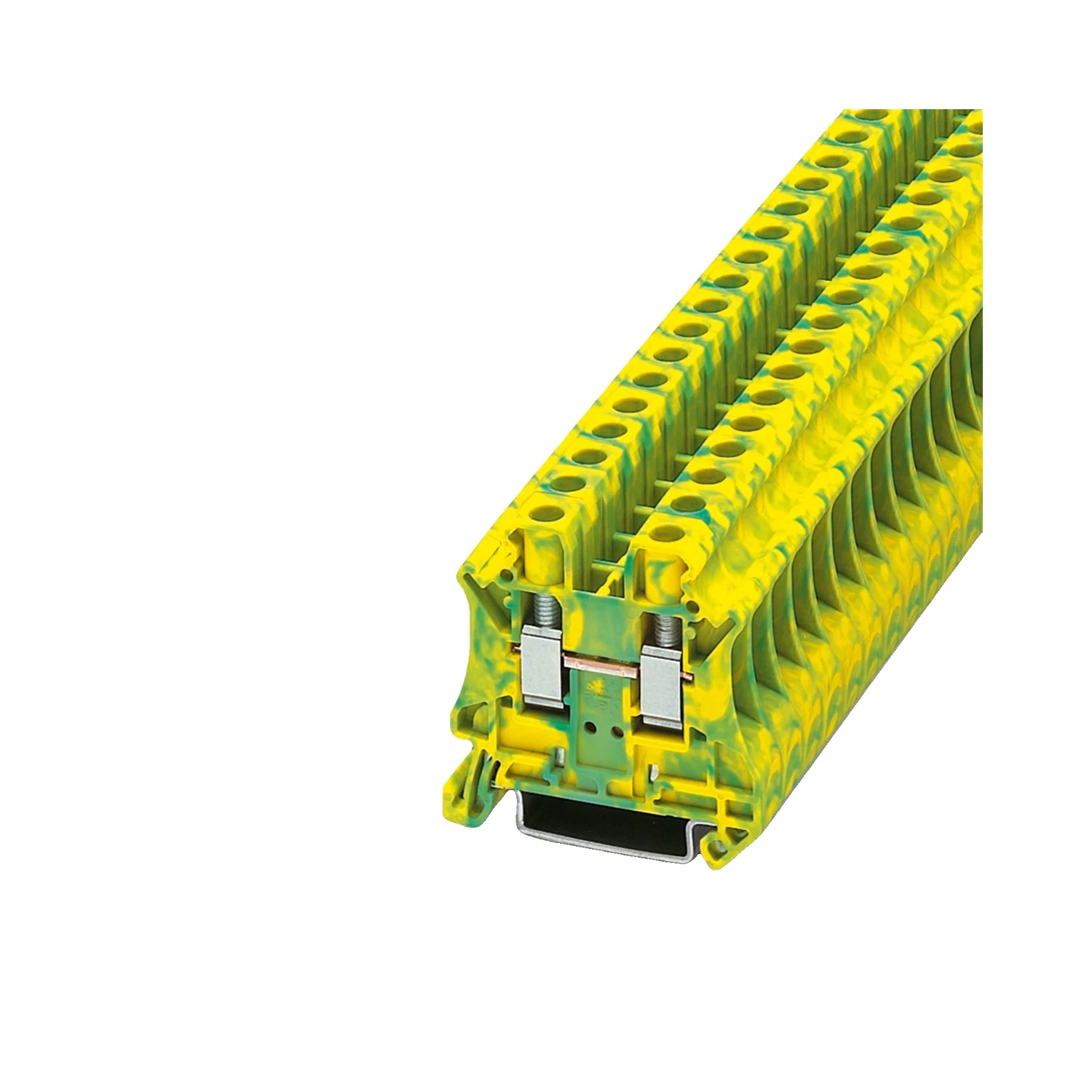 Phoenix Contact UT 6-PE 6mm Earth Screw Terminal Block Green Yellow