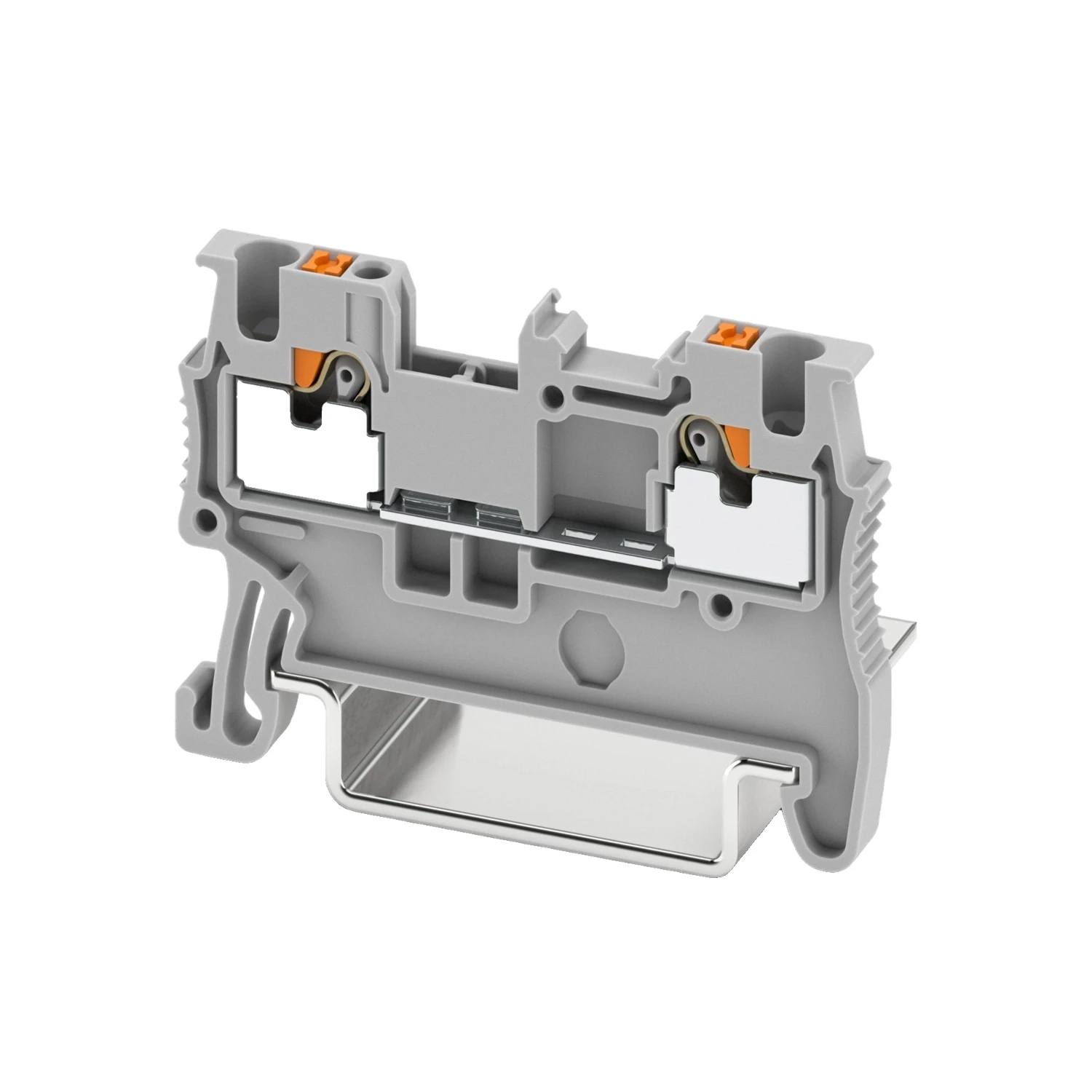 Phoenix Contact PT 1.5 S Push-In Feed-Through Terminal Block 500V Grey