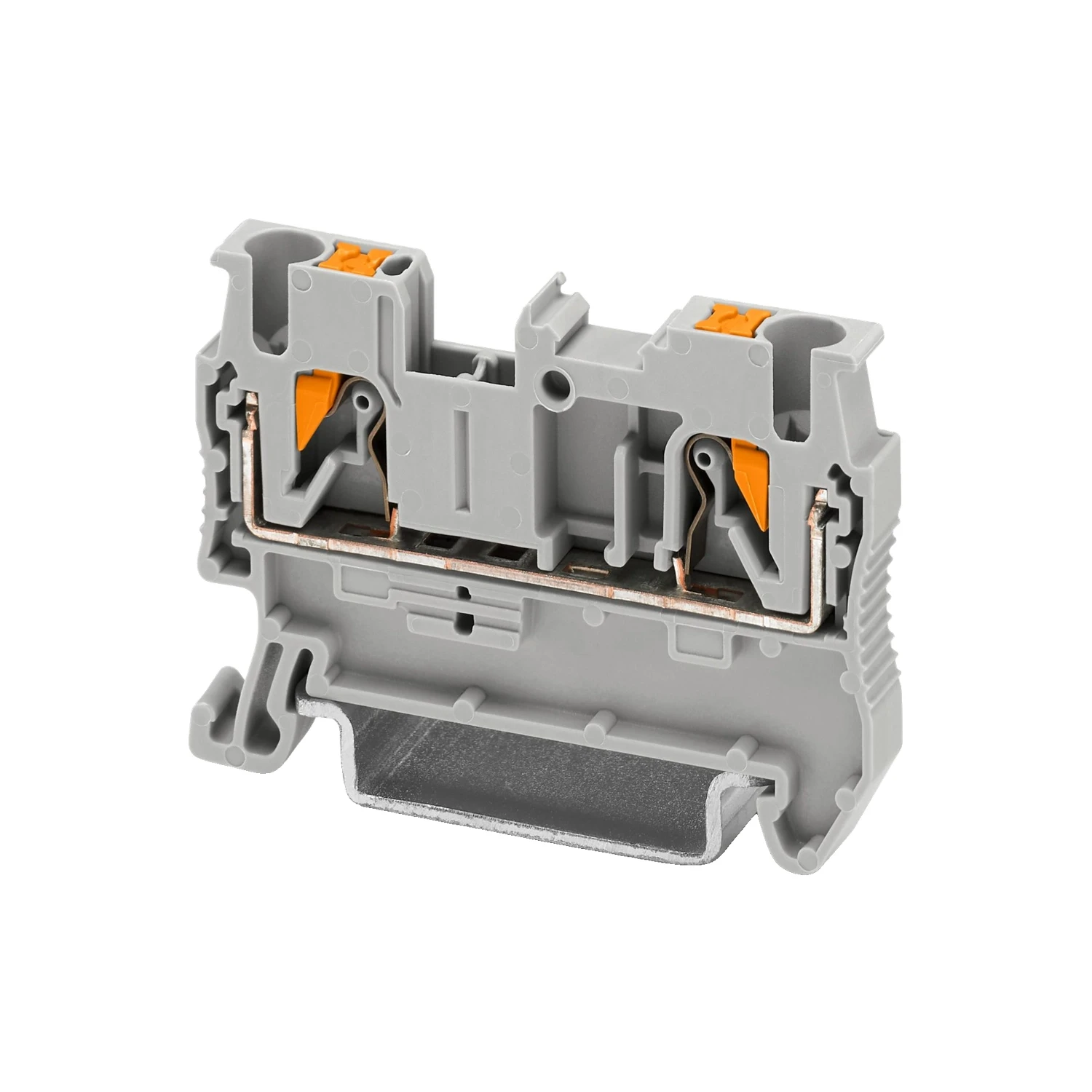 Phoenix Contact PT 2.5 Push-In Feed-Through Terminal Block 800V 24A Grey