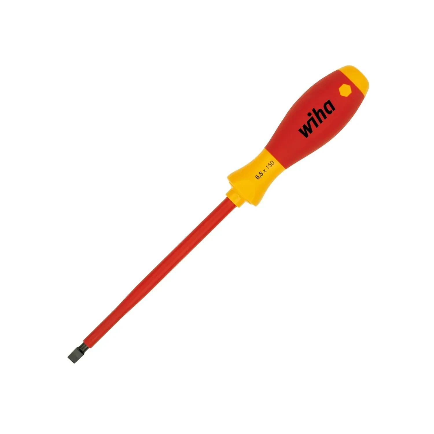 Wiha 320N030100 Insulated Slotted Screwdriver 1000V 3.0x100mm VDE