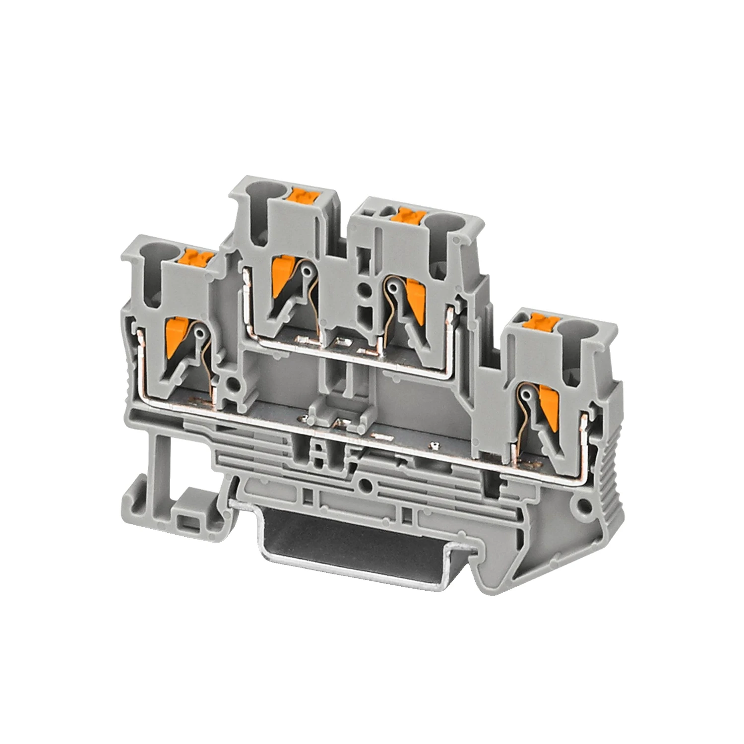 Phoenix Contact PTTB 2.5 Double Level Push-In Terminal Block 500V Grey