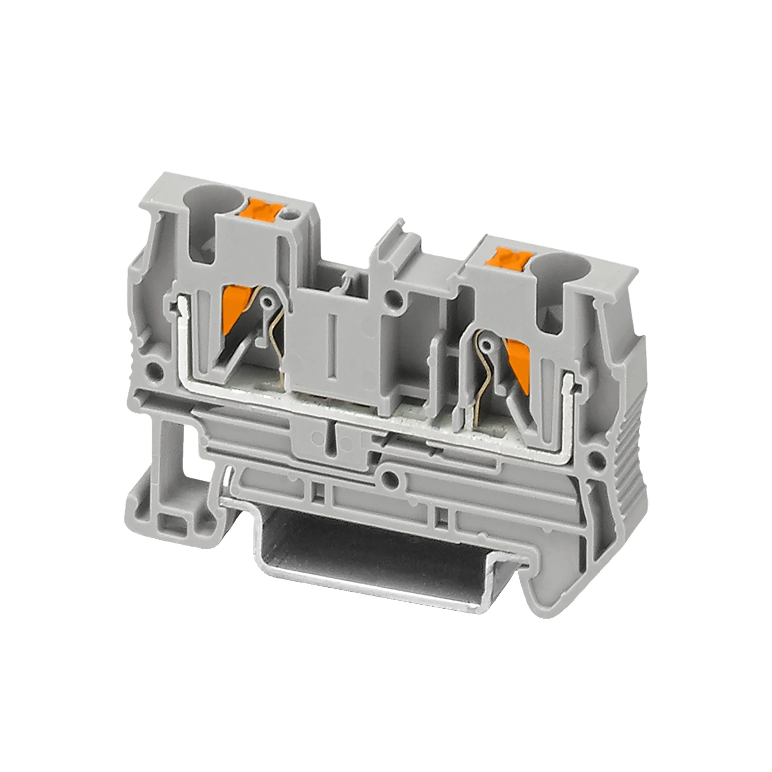 Phoenix Contact PT 4 Push-In Feed-Through Terminal Block 32A 800V Grey
