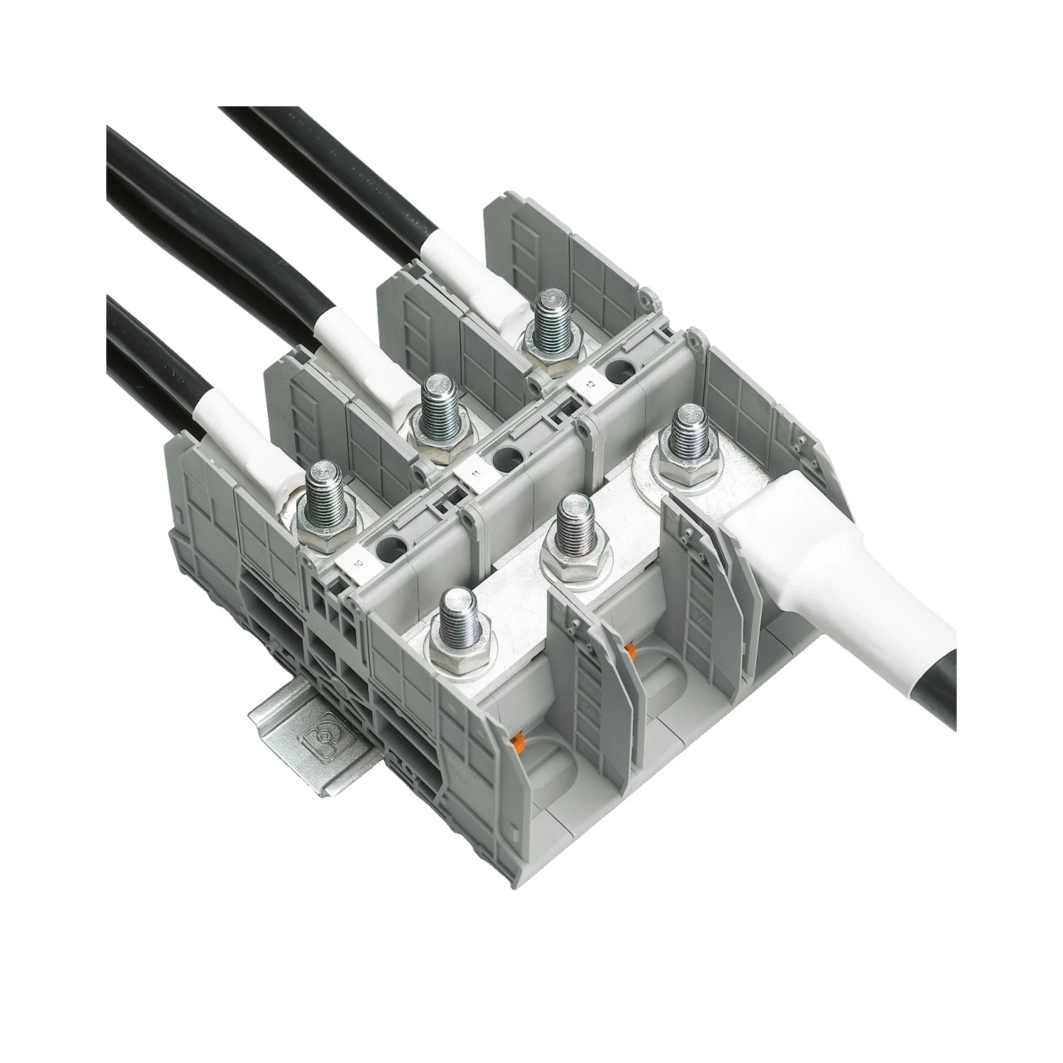 Phoenix Contact RBO 10 Bolt Connection Terminal Block 1000V 309A 150mm² Gray